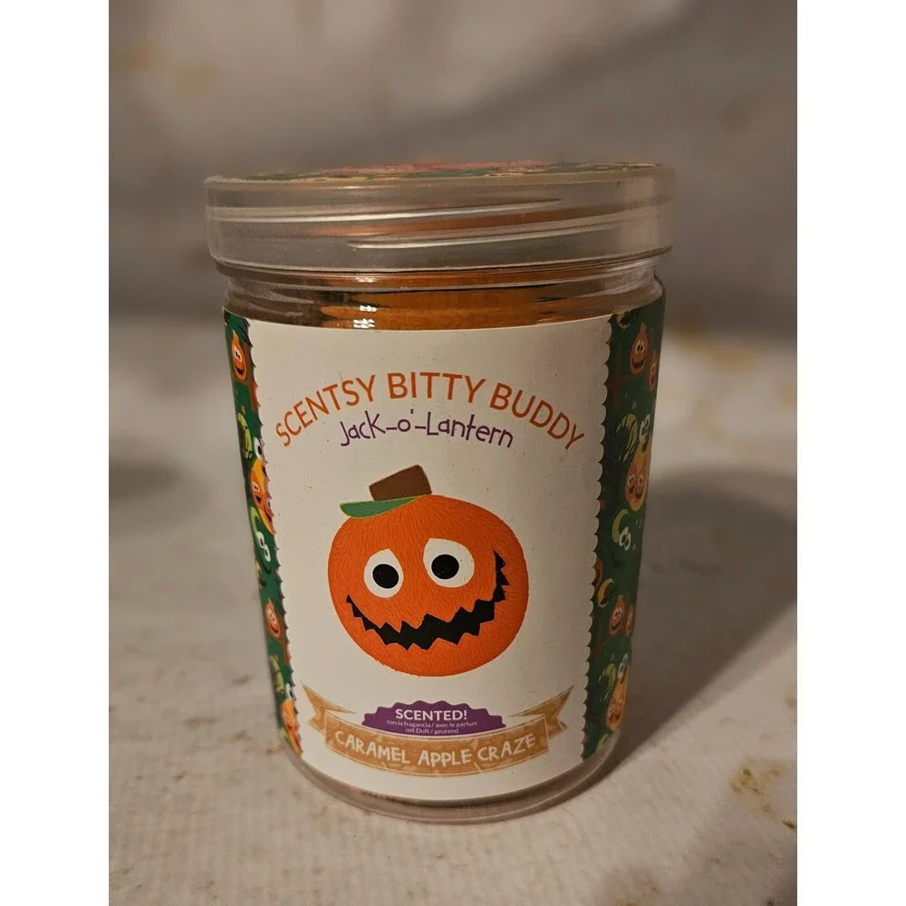 Scentsy Bitty Buddy Jack-O-Lantern – Caramel Apple Craze Scented Halloween Plush